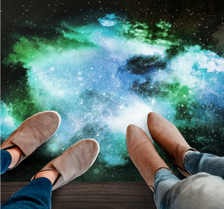 hviezdy vinylový koberec nebeský objav - Tenstickers