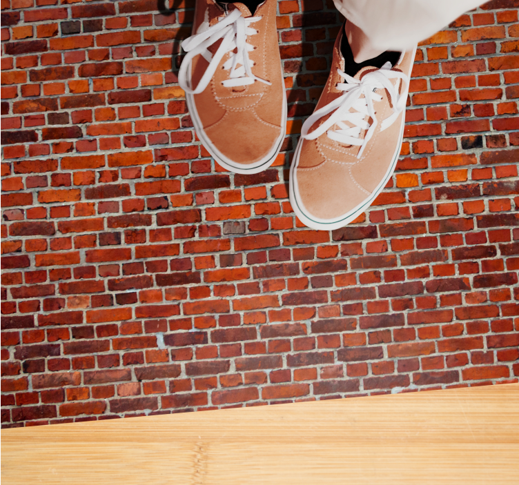 kamene vinylový koberec hrubá tehlová textúra - Tenstickers