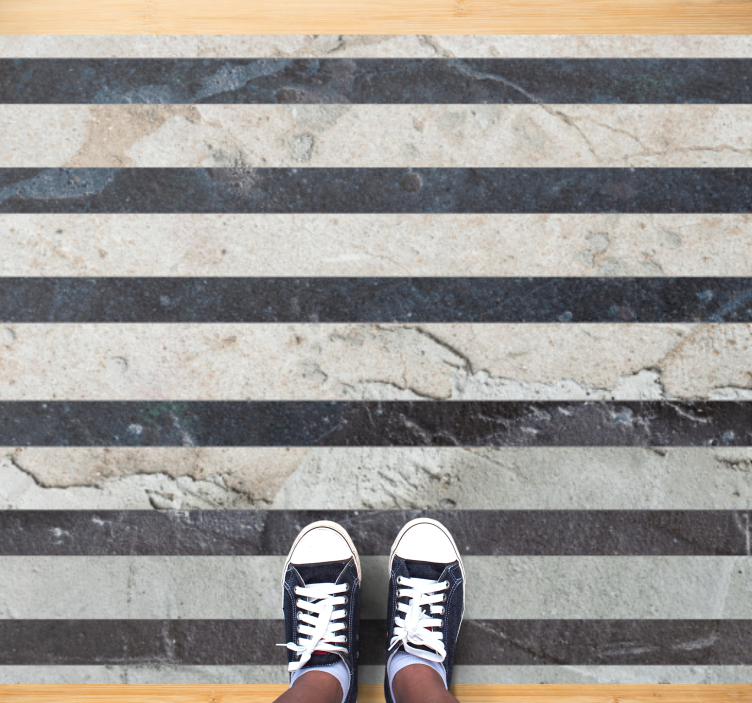 kamene vinylový koberec pruhovaný vzor kameňa - Tenstickers