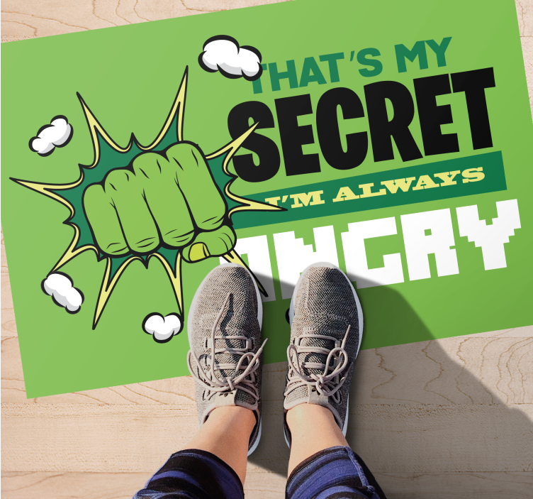 Vinylový koberec always angry - Tenstickers