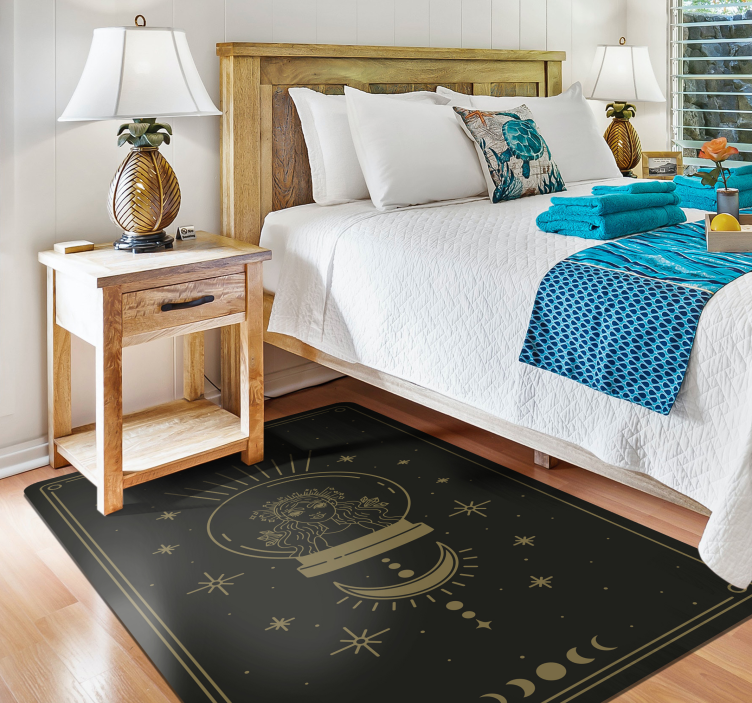 Koberec čarodejnice a mesiaca - Tenstickers