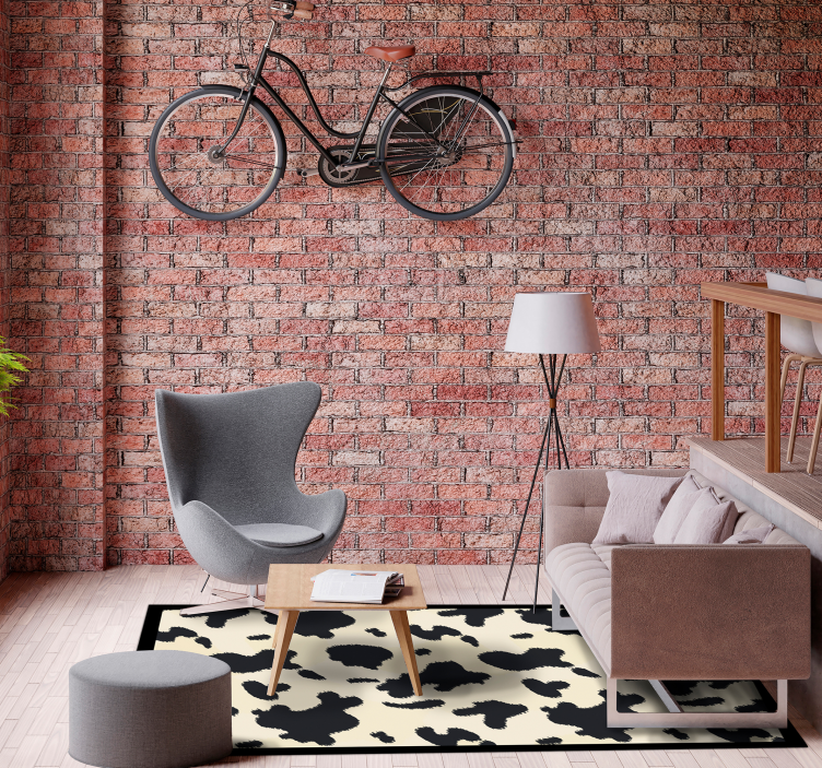 Vinylový koberec so zvieracou potlačou dalmatínsky vzor - Tenstickers