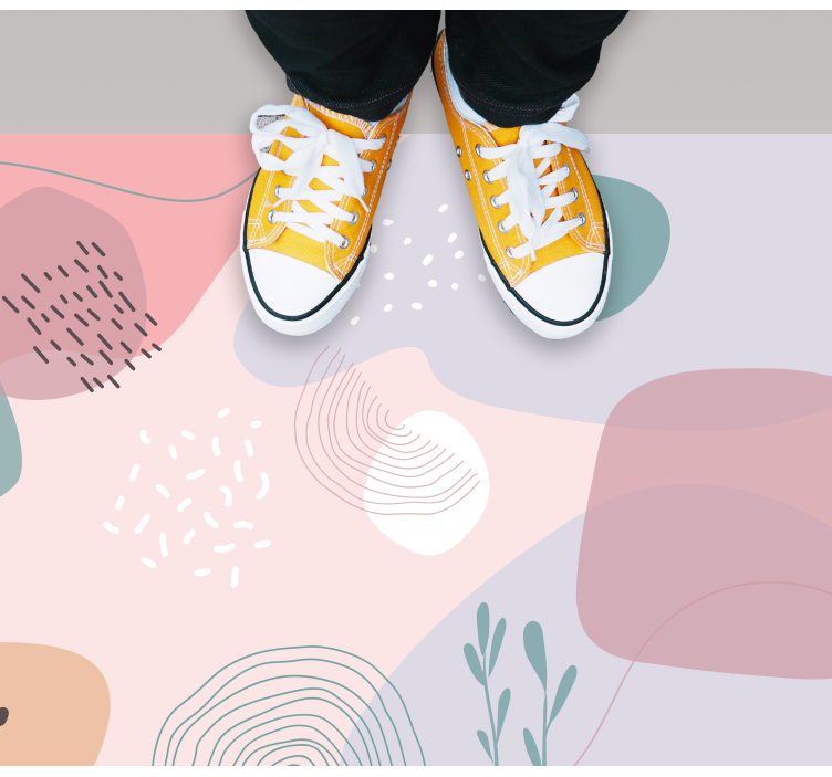 Kreatívny pastelový náter moderný koberec - Tenstickers