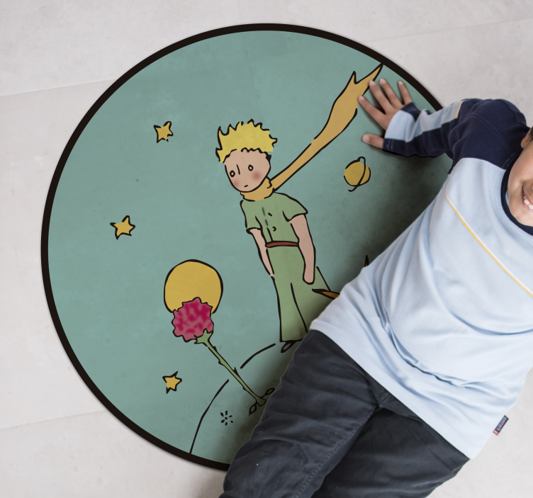 Malý princ s menom prispôsobenou mat - Tenstickers