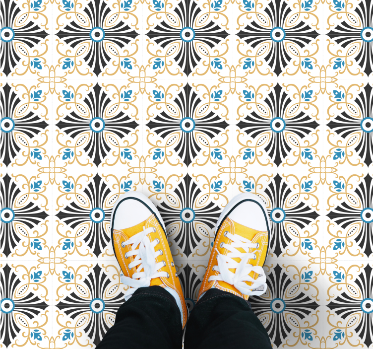 mozaika vinylový koberec elegantný mozaikový štýl - Tenstickers