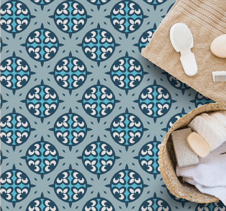 mozaika vinylový koberec fantazijné vzorované dlaždice - Tenstickers