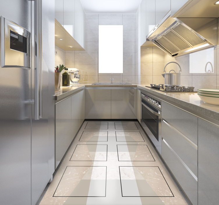 Mramorové dlaždice textúra koberec - Tenstickers