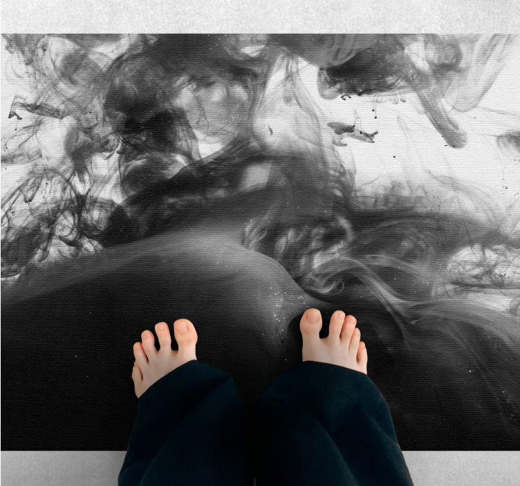 Mramorový vinylový koberec monochromatické abstraktné viery - Tenstickers