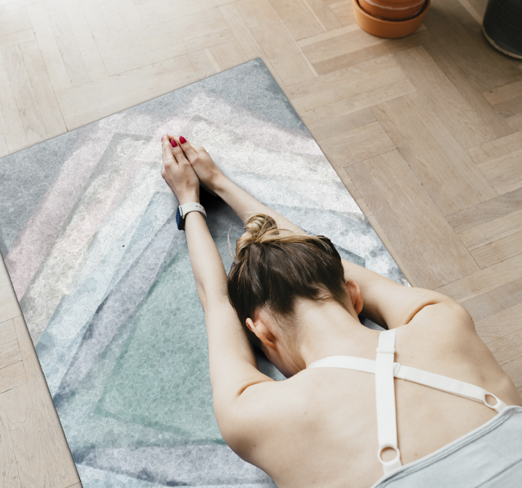 Mramorový vinylový koberec mramorová symetria - Tenstickers