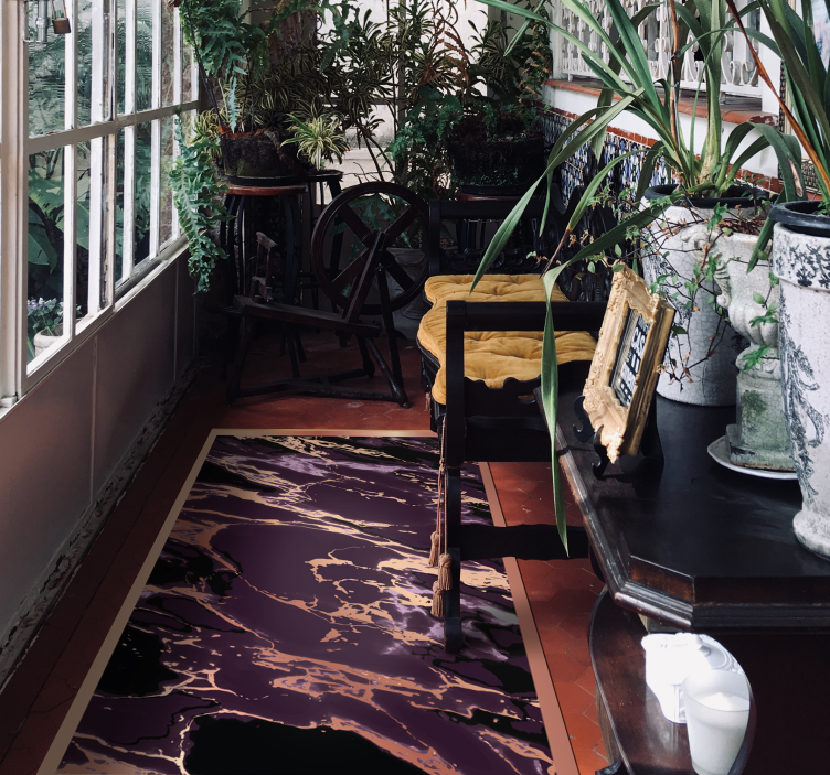 Mramorový vinylový koberec mramorovaný vzor - Tenstickers