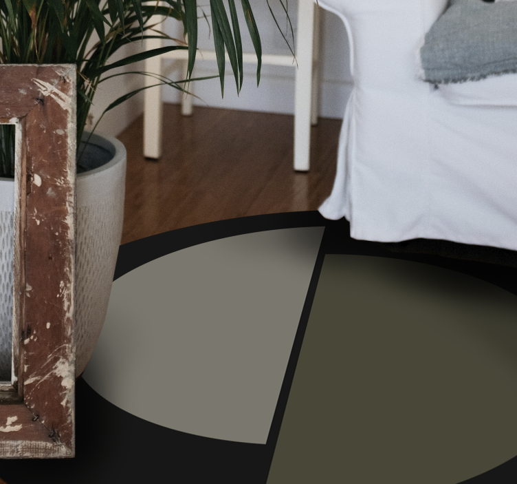 Oválny voskovaný koberec v severskom štýle - Tenstickers