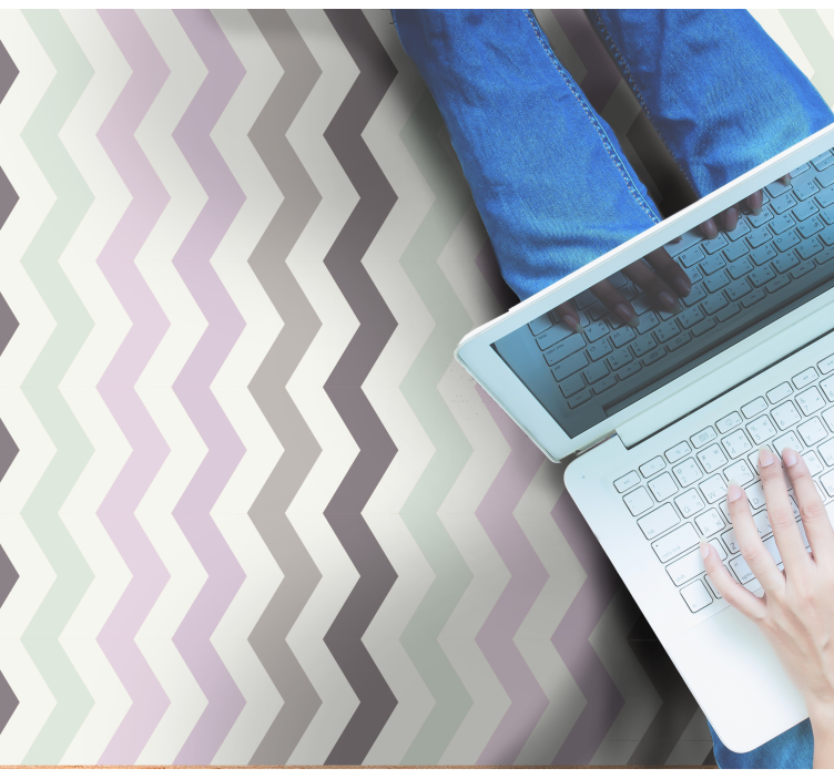 Pastelový bezšvový koberec v dizajne obývacej izby - Tenstickers