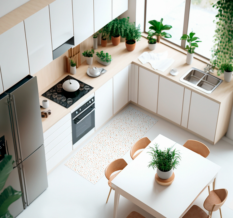 Koberec z cukroviniek terrazo - Tenstickers