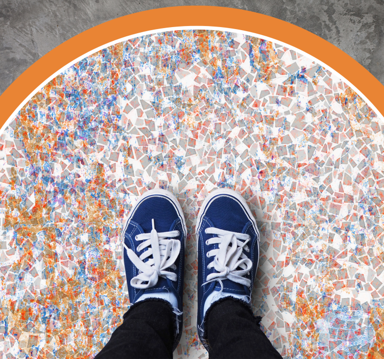 Porcelánová mozaika textúra kuchynská dlažba - Tenstickers