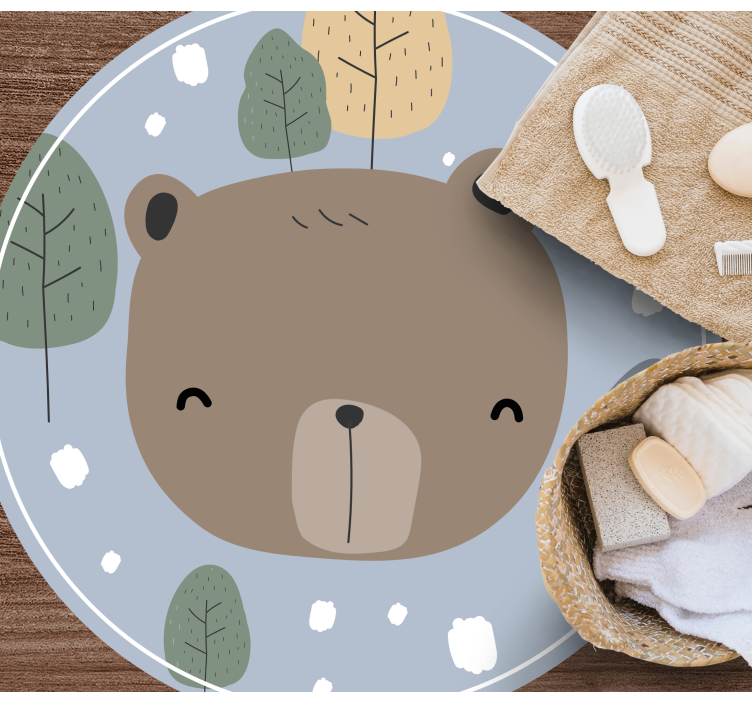 Portrét koberca zvieracieho medveďa - Tenstickers