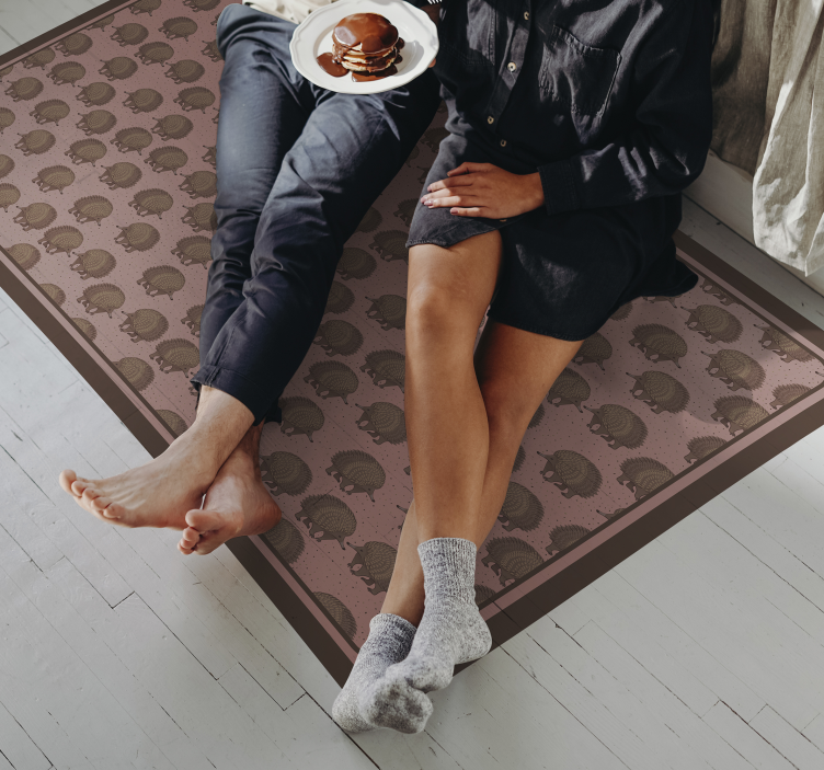 Prasačie a bodky živočíšny vinyl koberec - Tenstickers