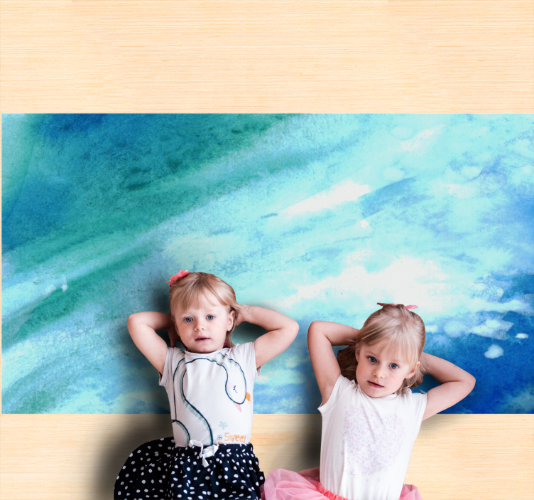 rôzne vzorované vinylové koberce abstraktný tok akvarelu - Tenstickers