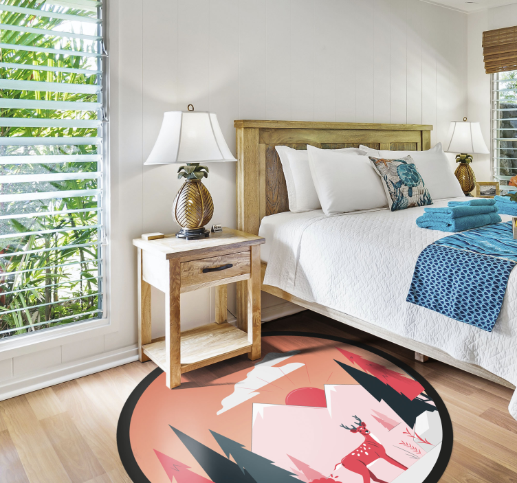 prírodný vinylový koberec pokojná divočina - Tenstickers