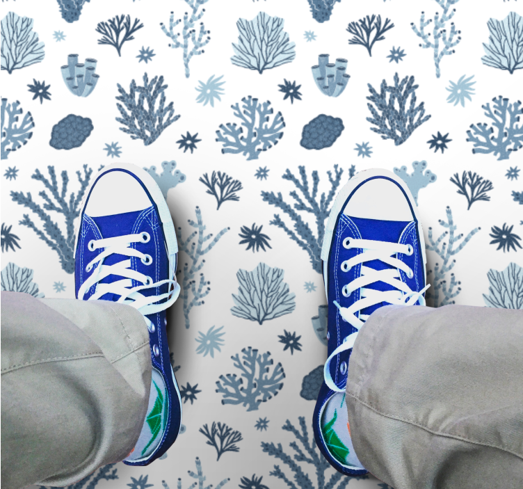 prírodný vinylový koberec vzor koralového útesu - Tenstickers