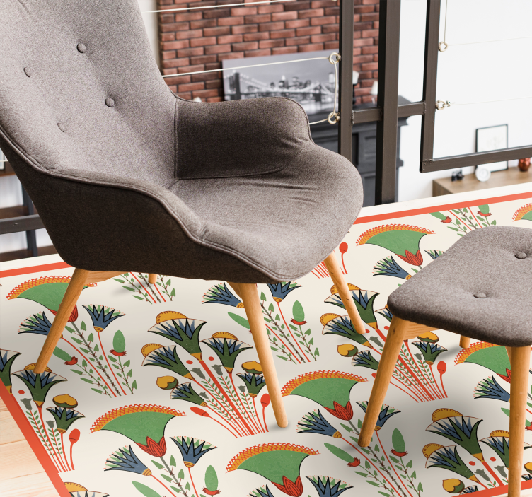 Vinylový koberec v egyptskom štýle - Tenstickers