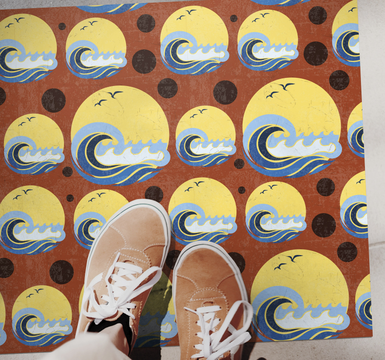 rôzne vinylové koberce pre deti prímorské snímky - Tenstickers