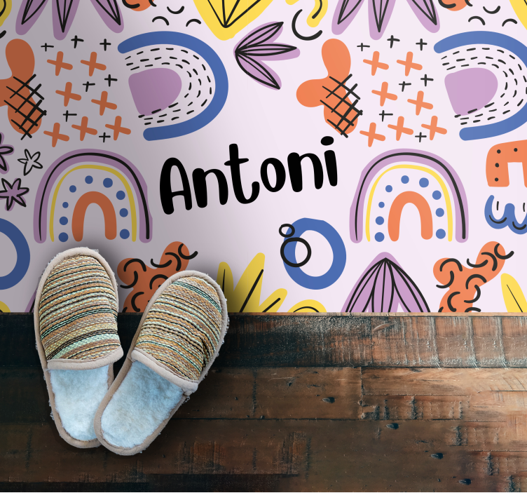 rôzne vinylové koberce pre deti severská geometria s názvom - Tenstickers