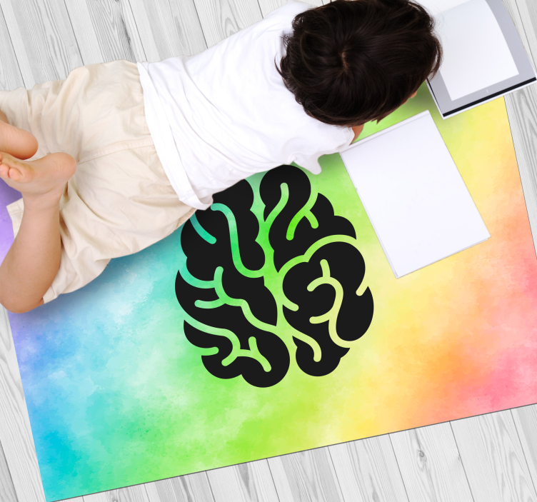 rôzne vinylové koberce pre deti vzdelávacia dúha - Tenstickers