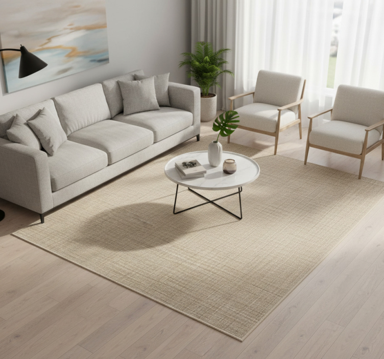Rôzne vzorované vinylové koberce béžový textilný efekt - Tenstickers