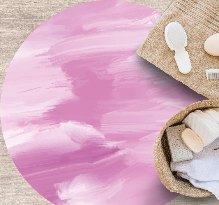 Rôzne vzorované vinylové koberce jemné ružové víry - Tenstickers