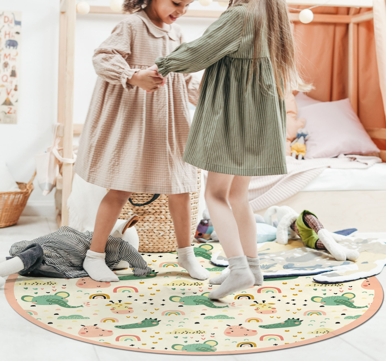 Roztomilý malý vinylový koberec pre deti - Tenstickers