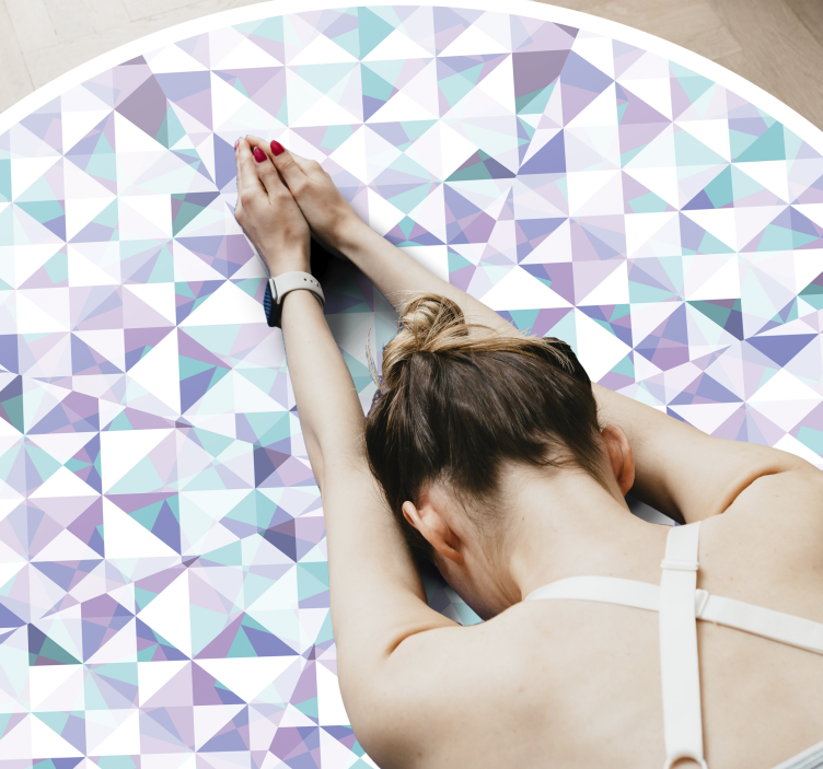 Sklenená mozaiková dlažba podlahový koberec - Tenstickers