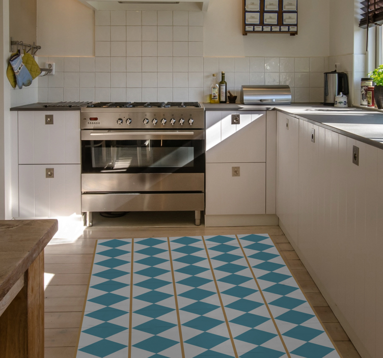 Švédsko dizajn geometrický vinyl koberec - Tenstickers