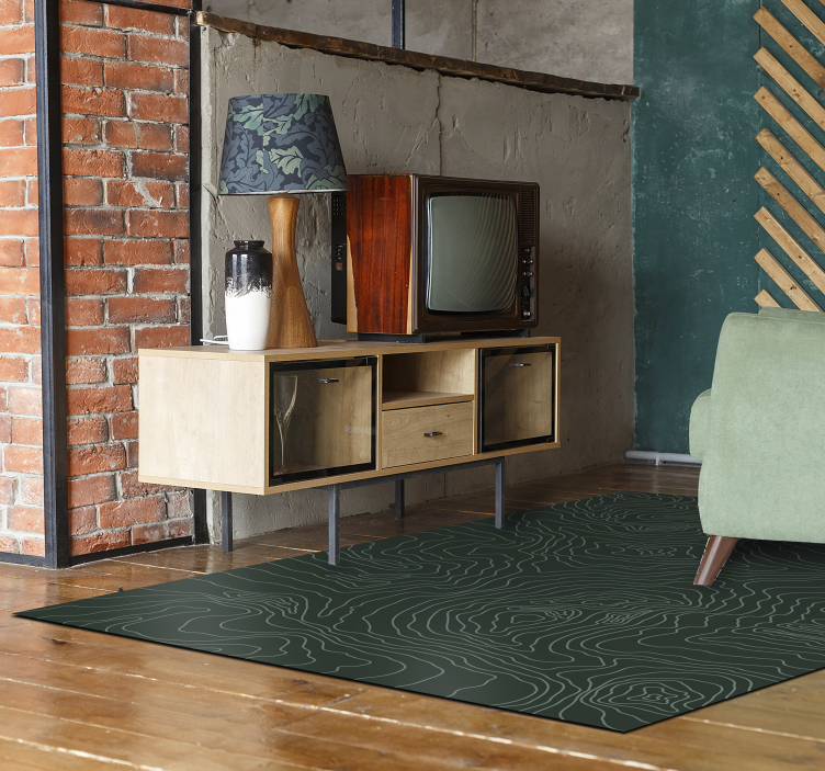 Mapa sveta topografická mapa kobercov z pvc - Tenstickers