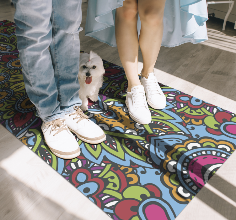 Viacfarebná mozaika pre mozaiku z mandaly - Tenstickers