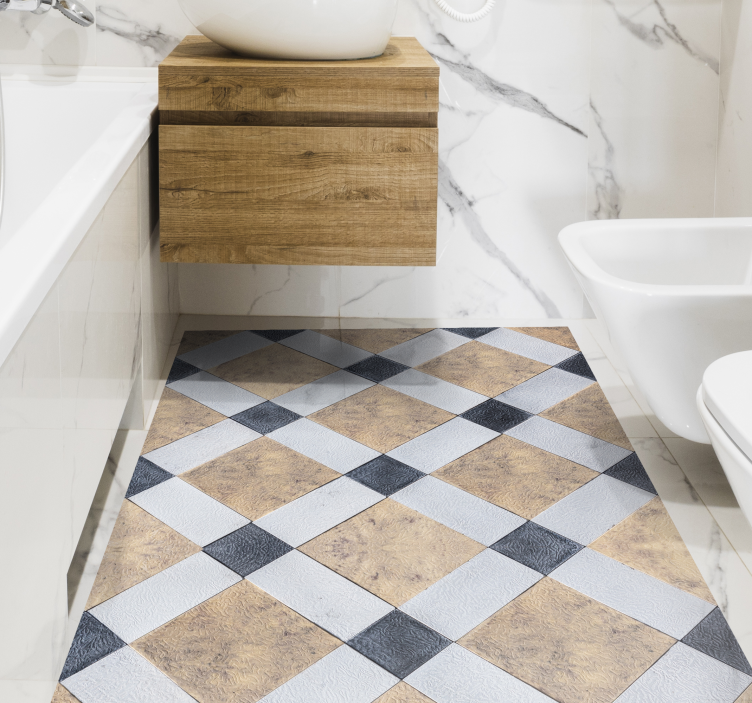 Vintage mable vzor vintage koberec - Tenstickers