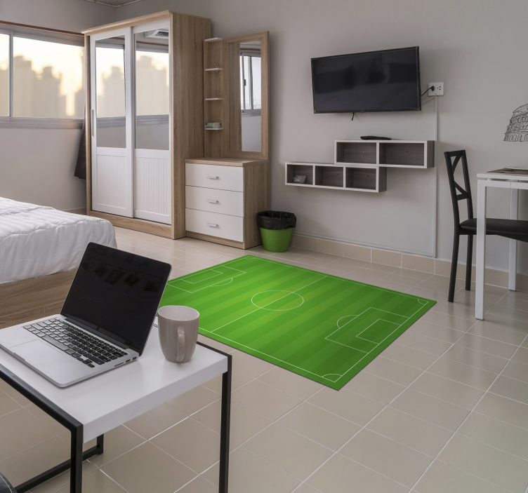 Vinyl koberec futbalové ihrisko teen - Tenstickers