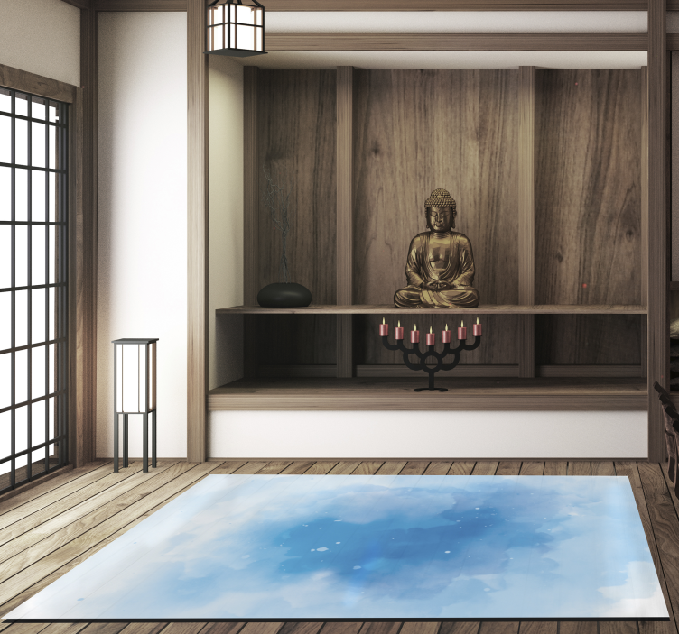 Vinyl koberec moderný akvarel neba - Tenstickers