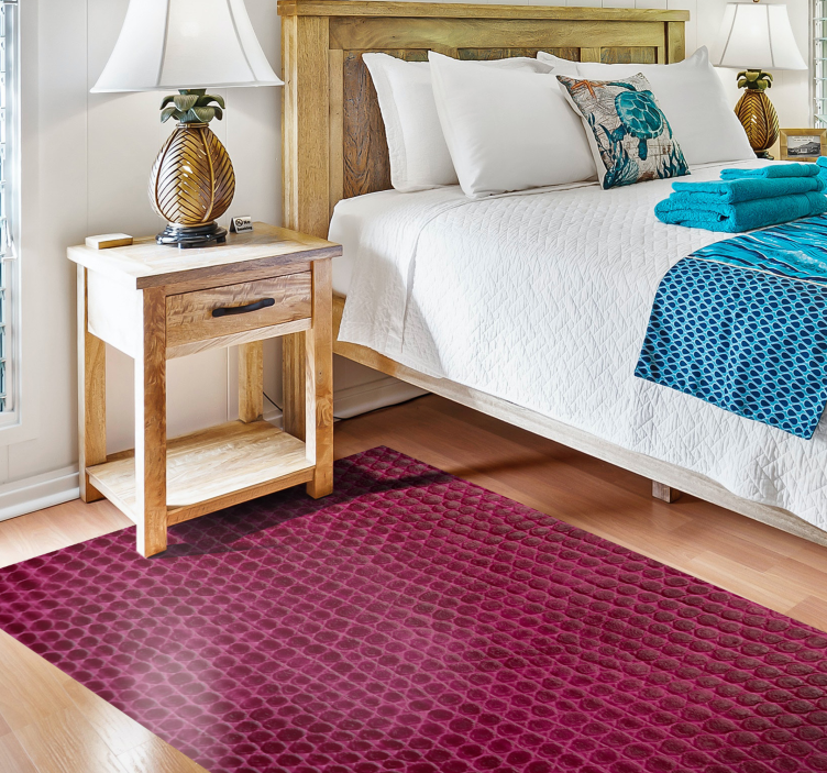 Vinylový koberec s ružovou potlačou so zvieracou potlačou - Tenstickers