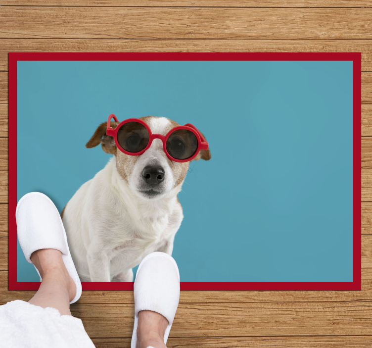 vinylové koberce zvieratá elegantný portrét psa - Tenstickers