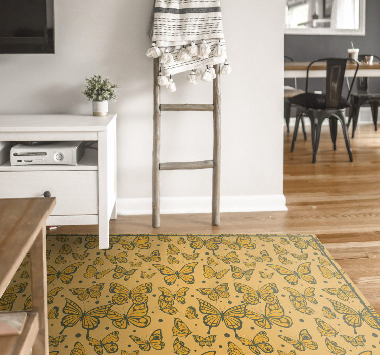 vinylové koberce zvieratá motýlie potešenie - Tenstickers