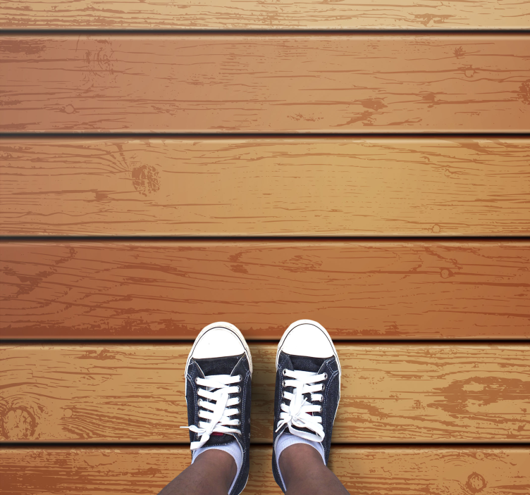 Chodba z textúry dreva - Tenstickers