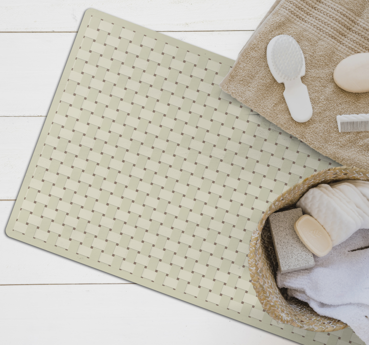 Vinylový koberec bambusové textúry drevené podlahy - Tenstickers