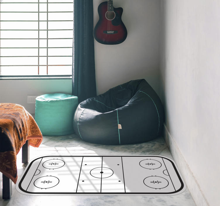 detský vinylový hry ľadový hokejový štadión - Tenstickers