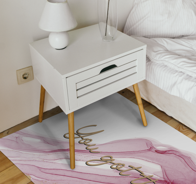 vinylový koberec citáty máš to - Tenstickers