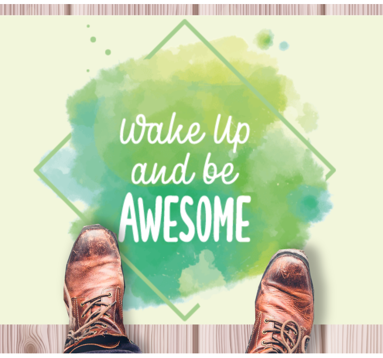 vinylový koberec citáty prebudiť výnimočný - Tenstickers