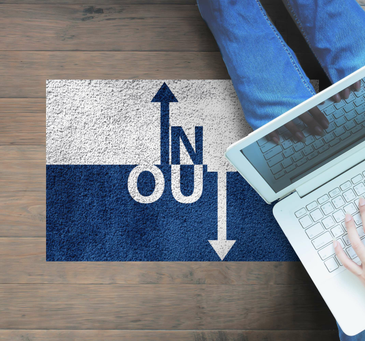 vinylový koberec citáty smerom von - Tenstickers