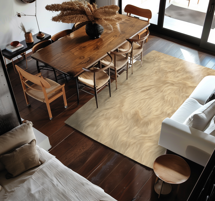 vinylový koberec  pre jedáleň dizajn s vlneným efektom - Tenstickers