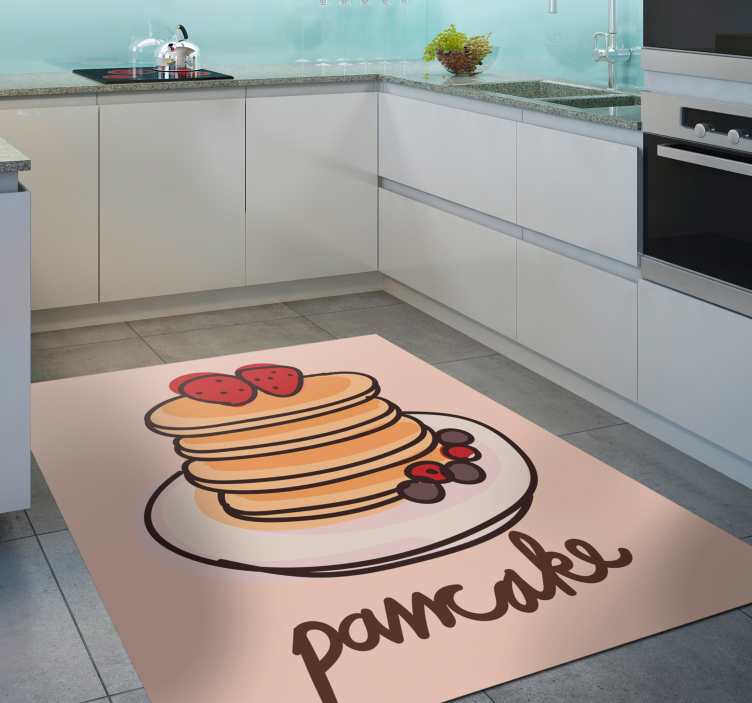 vinylový koberec do kuchyne chutné palacinky - Tenstickers