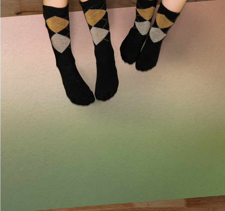 vinylový koberec do predsiene gradientová farebná zmes - Tenstickers