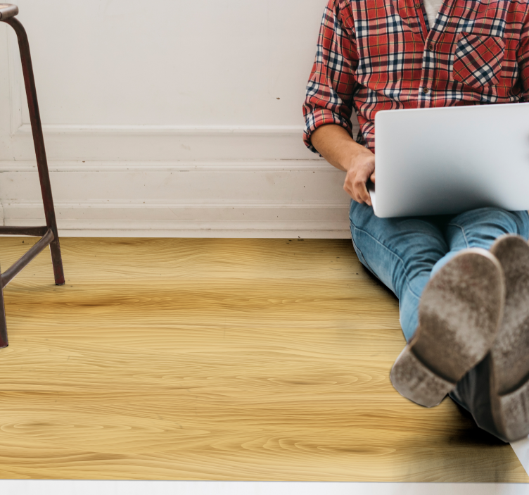 vinylový koberec drevo jednoduchá textúra - Tenstickers